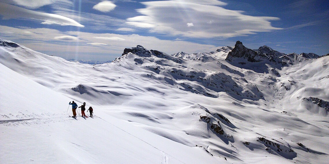 Ski de rando dans le Queyras en total Out Of Reach